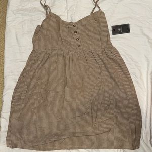 Brown striped Volcom dress